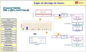 Robots sur une ligne complexe